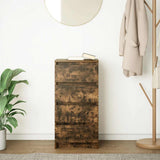Sideboard Smoked Oak 37.5x35x76 cm Engineered Wood 861755