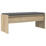 Hall Bench with Cushion Sonoma Oak 103 x 38 x 40 cm 891562