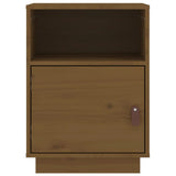 Bedside Cabinet Honey Brown 40x34x55 cm Solid Wood Pine 818321