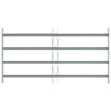 Adjustable Security Grille for Windows with 4 Crossbars 700-1050 mm 141386