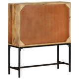 Highboard 80x30x95 cm Solid Rough Wood Mango 351713