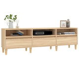 TV Cabinet Sonoma Oak 150x30x44.5 cm Engineered Wood 831912