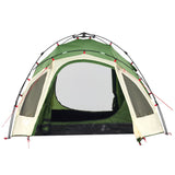 ZNTS Camping Tent Dome 3-Person Green Quick Release 4004222