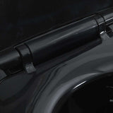 Rimless Toilet 7 cm Extra Height Soft Close Ceramic Black 145780
