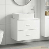 Bathroom Furniture Set White Engineered Wood 3404390