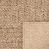 Rug ZIZUR Beige 200x200 cm Jute Look Indoor and Outdoor 4010397