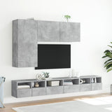 TV Cabinet Wall-mounted Concrete Grey 100x30x41 cm 836969