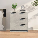 Sideboard Concrete Grey Engineered Wood 811083