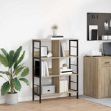 Bookshelf Sonoma Oak 82 x 32 x 112 cm Engineered Wood 883989