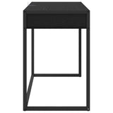 Desk with Storage Black Oak 100 x 50 x 75 cm Engineered Wood 886474