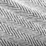 Throw Cotton Herringbone 220x250 cm Navy Blue 245323