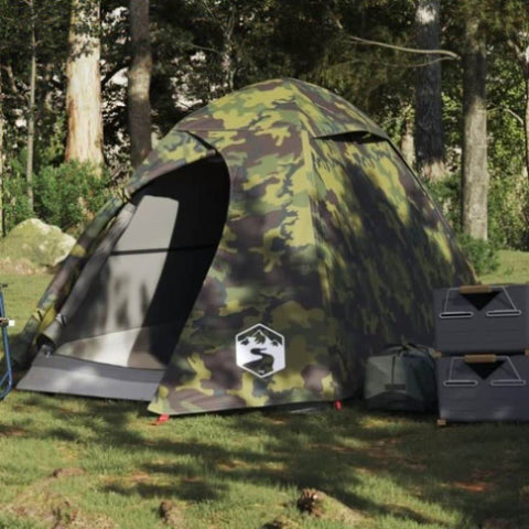 ZNTS Camping Tent Dome 2-Person Camouflage Waterproof 4009614