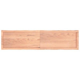 Table Top Light Brown 160x40xcm Treated Solid Wood Live Edge 363968