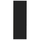 Apothecary Cabinet Black 30x41x118 cm Engineered Wood 855161