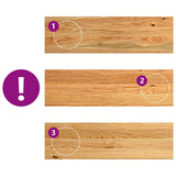 Window Sills 2 pcs Light Brown 70x20x2 cm Solid Wood Oak 4009133