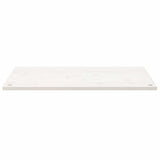 Desk Top White 110x60x2.5 cm Solid Wood Pine 824471