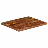 Table Top 60x50x3.8 cm Rectangular Solid Wood Reclaimed 371121