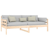 Day Bed Natural Pine Solid Pine Wood Single size 820367