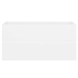 Sink Cabinet with Built-in Basin White Engineered Wood 3071648