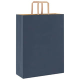 Paper Bags 250 pcs with Handles Blue 32x12x42 cm 4101928