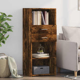 Highboard Smoked Oak 50x42.5x124 cm Engineered Wood 846177