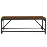 Coffee Table Brown Oak 100x50x35 cm Engineered Wood 835333