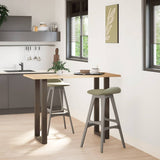 Bar Table Legs U-Shaped 2 pcs Natural Steel 50x cm Steel 4013235