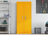 Storage Cabinet Mustard Yellow 60 x 40 x180 cm Steel 3406199