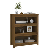 Book Cabinet Honey Brown 80x35x97 cm Solid Wood Pine 821682