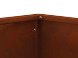Fire Pit Brown 60 x 60 x 40 cm Weathering steel 858915
