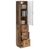 Cabinet Set 2 pcs Old Wood 33 x 34.5 x 87 cm Engineered Wood 3416815