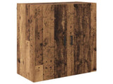 Wall-Mounted Cabinet 2 pcs Old Wood 69.5 x 34 x 90 cm 3394530