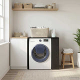 Wash Machine Cabinet Black Oak 87 x 60 x 89 cm Engineered wood 8006801