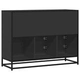 Sideboard Black 100x35x76 cm Engineered Wood 849029