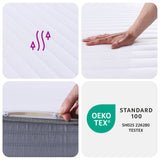 Foam Mattress Medium Soft 90x200 cm 373005