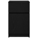 Bedside Cabinet Black 39x35x65 cm Engineered Wood 861321