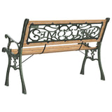 Garden Bench 122 cm Solid Firwood 317118