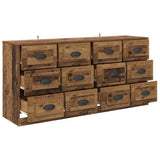 Sideboards 2 pcs Old Wood 70 x 35.5 x 67.5 cm Engineered Wood 3402665