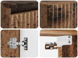 Bathroom Furniture Set 3 pcs Old Wood 33 x 34.5 x 160 cm 3406071