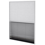Insect Plisse Screen Window Aluminium 160 x 80 cm with Shade 141131