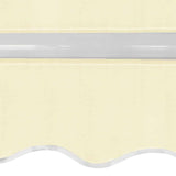 Folding Awning Manual Operated 600 cm Cream 276353