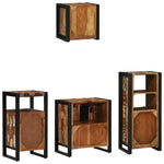 Bathroom Furniture Set 4 pcs Multicolour Solid Reclaimed Wood 3305647