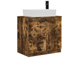 Bathroom Vanity with Sink Smoked Oak 54 x 35 x 83 cm 890163
