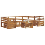 Sofa Sets 8 pcs Natural Solid Acacia Wood 3374519