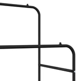 Clothes Rack with Shelf with Wheel Black 80 x 53 x 156 cm 42021356