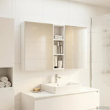 Bathroom Cabinet Set 3 pcs 100 x 10.5 x 60.5 cm Engineered wood 3403696
