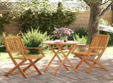 3 Piece Folding Bistro Set Solid Wood Acacia 3295252