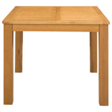 Dining Table 90 x 90 x 75 cm Solid Oak Wood Natural Square 42039176