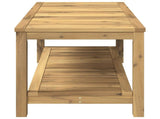 Coffee Table Whitewash 100.5 x 49 x 45 cm Solid Acacia Wood 901820