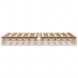 Bed Frame without Mattress 160x200 cm Solid Wood Pine 850848